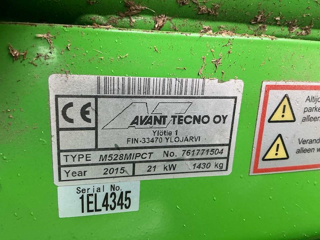 2015 avant m528mipct shovel - afbeelding 26 van  26