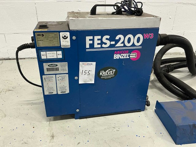 2015 binzel fes-200 w3 lasdampafzuiginstallatie - afbeelding 1 van  5