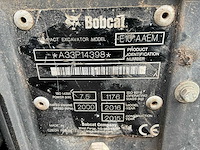2015 bobcat e10 aaem minigraafmachine - afbeelding 16 van  23