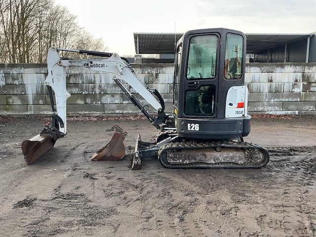2015 bobcat e26 em minigraafmachine - afbeelding 8 van  23