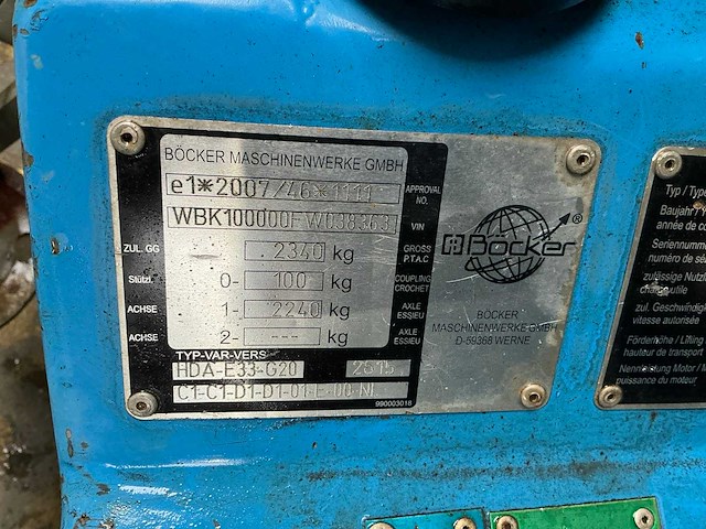 2015 böcker 37/2-8lh verhuislift - afbeelding 9 van  23