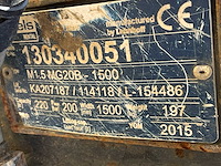 2015 boels m1.5mg20b-1500 kantelbak - afbeelding 6 van  6