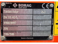 2015 bomag bw 120 ad-5 knik trilwals - afbeelding 18 van  25
