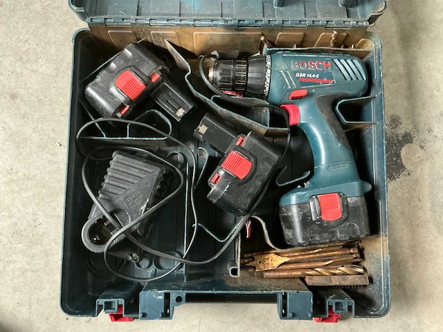 2015 bosch gsr 14.4-2 accu boormachine - afbeelding 1 van  6
