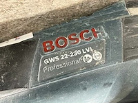 2015 bosch gws 22-230 lvi haakse slijper 230mm - afbeelding 3 van  5