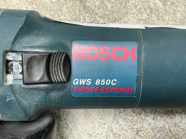 2015 bosch gws 850 c haakse slijper 125mm - afbeelding 3 van  3