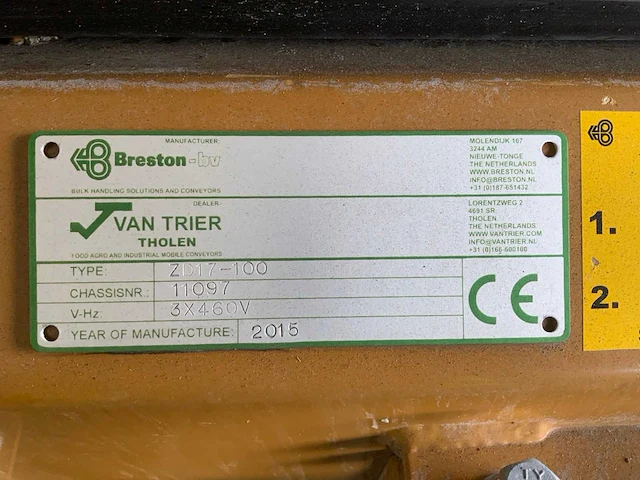 2015 breston zd17-100 mobiele dubbele transportband - afbeelding 15 van  22