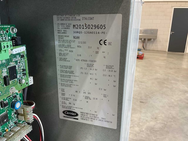 2015 carrier 30rqs-120a0114-pe- chiller - afbeelding 2 van  12