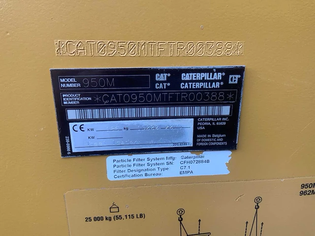 2015 caterpillar 950m shovel - afbeelding 10 van  58