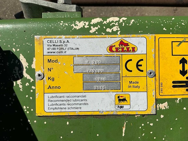 2015 celli e230 grondfrees - afbeelding 6 van  14