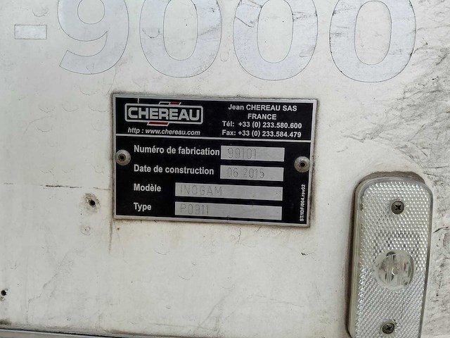 2015 chereau csd3 geconditioneerde oplegger - afbeelding 8 van  32