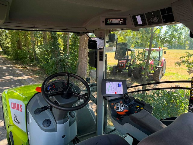 2015 claas axion 810 cebis cmatic vierwielaangedreven landbouwtractor - afbeelding 3 van  14