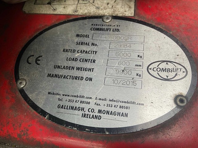 2015 combi lift c 5000 sr zijlader - afbeelding 14 van  16