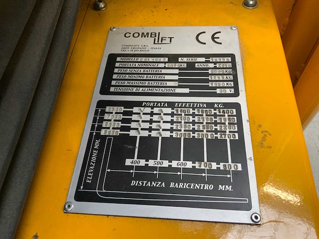 2015 combilift esl3085 zijlader - afbeelding 9 van  27