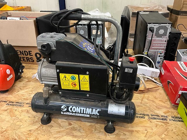 2015 contimac twintank luchtcompressor - afbeelding 1 van  4