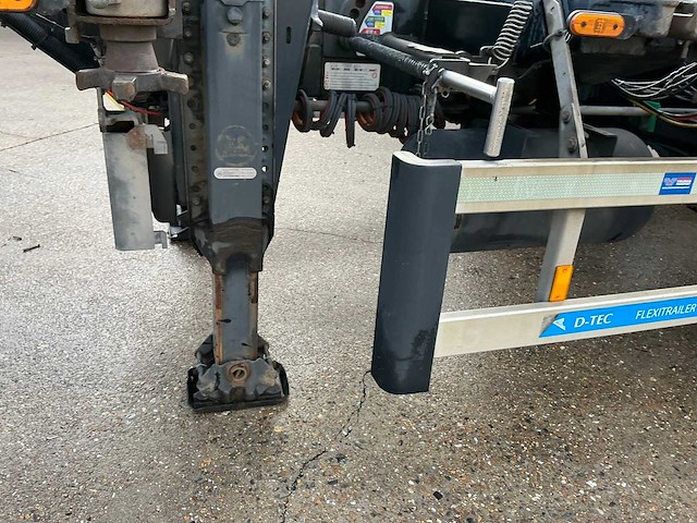 2015 d-tec flexitrailer containerchassis oplegger - afbeelding 14 van  34