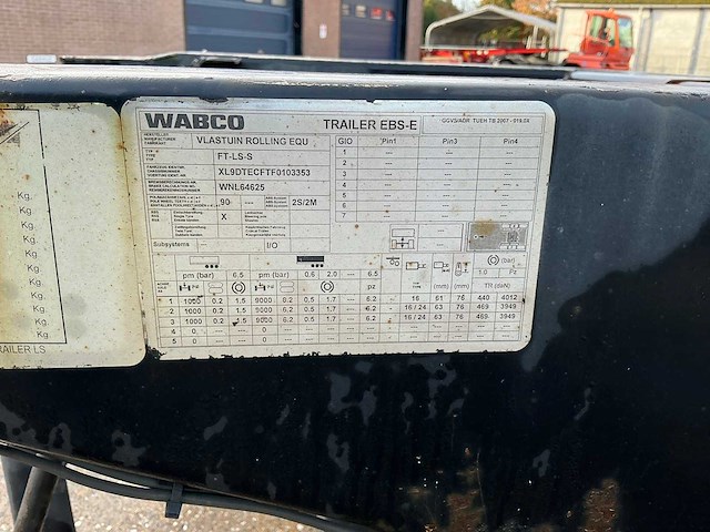 2015 d-tec flexitrailer containerchassis oplegger - afbeelding 22 van  34