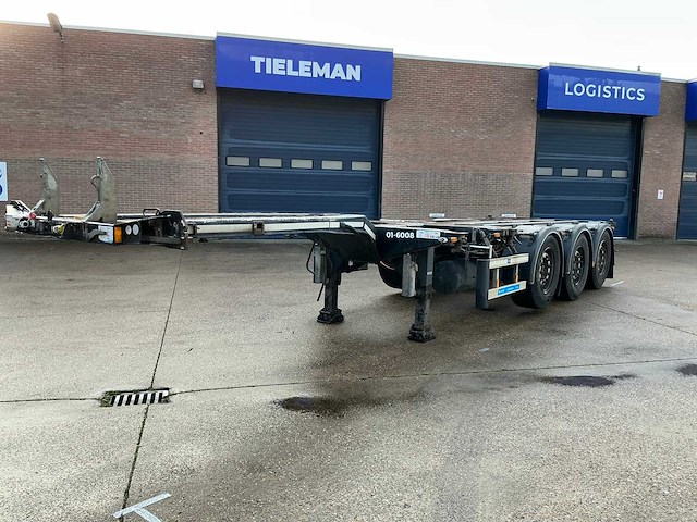 2015 d-tec flexitrailer containerchassis oplegger - afbeelding 12 van  34