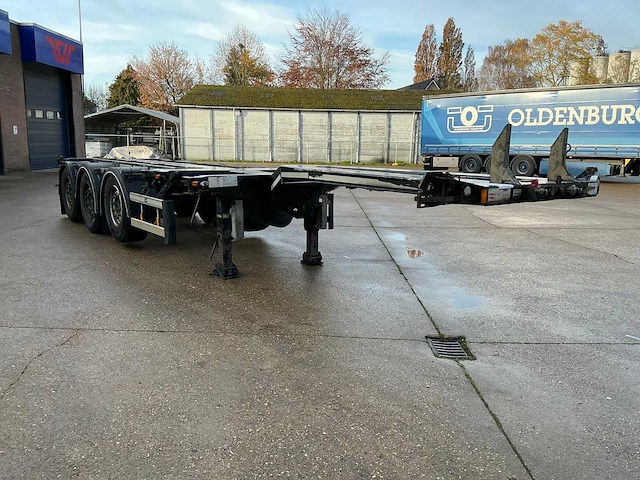 2015 d-tec flexitrailer containerchassis oplegger - afbeelding 29 van  34