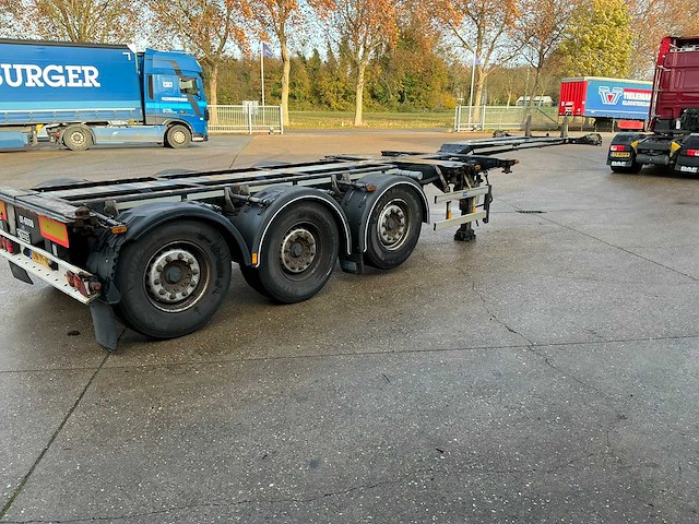2015 d-tec flexitrailer containerchassis oplegger - afbeelding 31 van  34