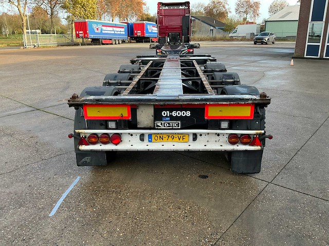 2015 d-tec flexitrailer containerchassis oplegger - afbeelding 32 van  34