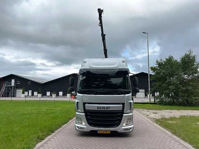 2015 daf cf 370 atlas laadkraan euro 6 vrachtwagen - afbeelding 9 van  14
