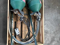 2015 delimbe t14 dubbele opbouw-fijnzaaimachine / microgranulaatstrooier 2 x 25 liter - afbeelding 3 van  7