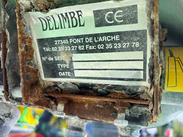 2015 delimbe t14 dubbele opbouw-fijnzaaimachine / microgranulaatstrooier 2 x 25 liter - afbeelding 7 van  7