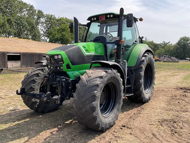 2015 deutz-fahr 6210 cshift vierwielaangedreven landbouwtractor - afbeelding 1 van  27