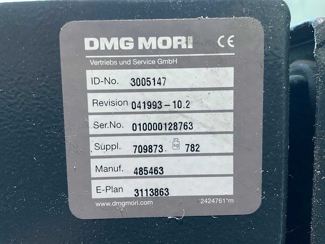 2015 dmg mori dmc1450v cnc verticale bewerkingscentra - afbeelding 20 van  29