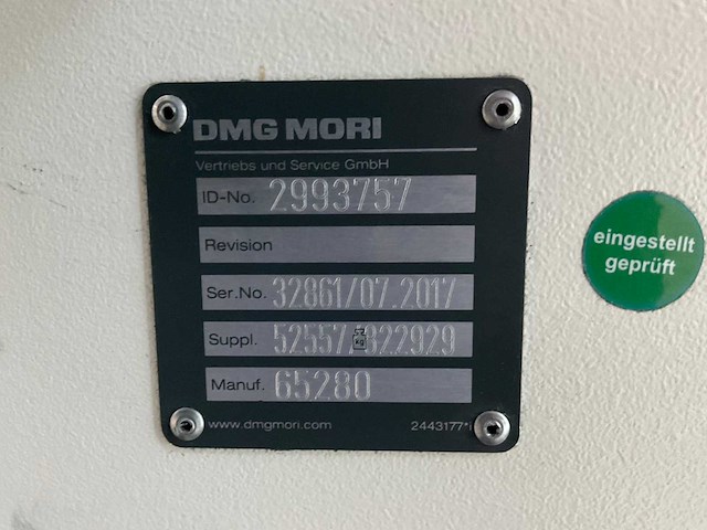 2015 dmg mori dmc1450v cnc verticale bewerkingscentra - afbeelding 24 van  31