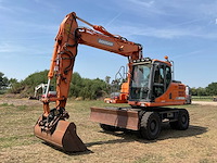 2015 doosan dx160w-3 banden graafmachine - afbeelding 12 van  17