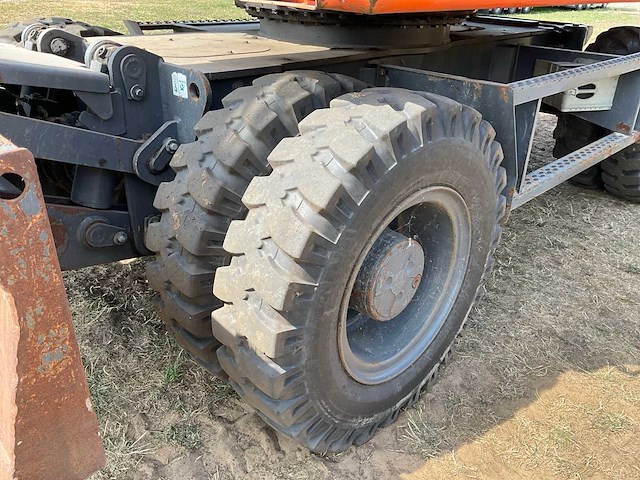 2015 doosan dx160w-3 banden graafmachine - afbeelding 11 van  17