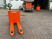 2015 doosan ledh18 elektrische palletwagen - afbeelding 7 van  13