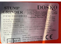 2015 dosko 691sp-20 he boomstronkhakselaar - afbeelding 9 van  17