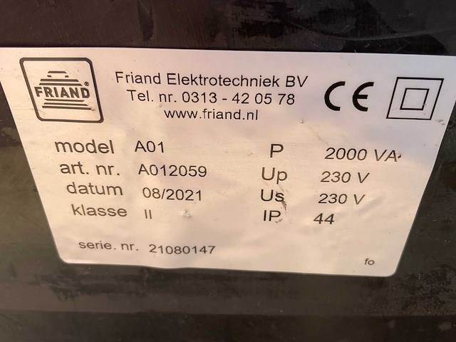2015 drie trafo omvormer (2x) - afbeelding 5 van  5
