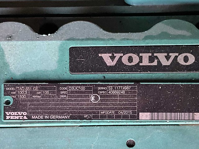 2015 europower generators epsr100tde-3a stroom aggregaat - afbeelding 15 van  24