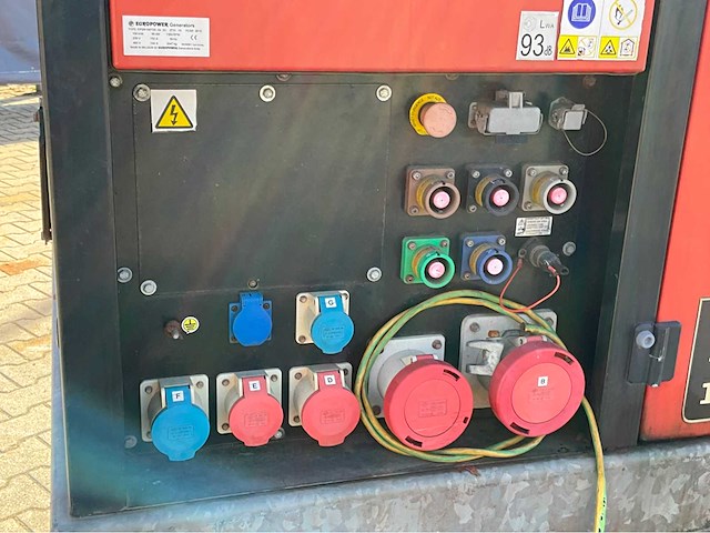 2015 europower generators epsr100tde-3a stroom aggregaat - afbeelding 24 van  24