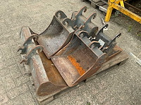 2015 eurosteel verachtert w05-aansluiting snelwissel graafbakken (5x) - afbeelding 1 van  9