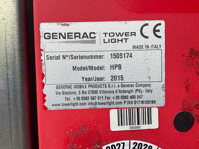 2015 generac. hydropowerbox bouwlamp - afbeelding 5 van  10