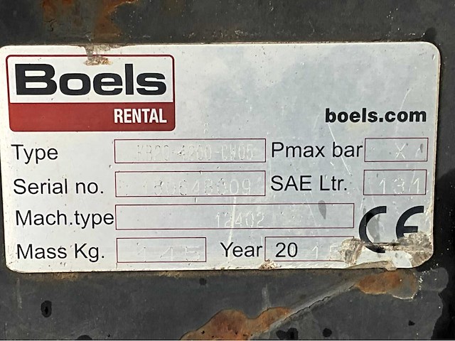 2015 gp equipment kb20-1200 graafbak - afbeelding 5 van  7