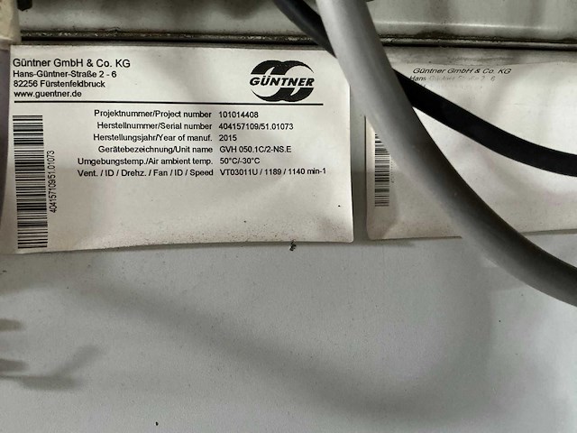 2015 güntner gvh 050.1c condensor - afbeelding 5 van  5