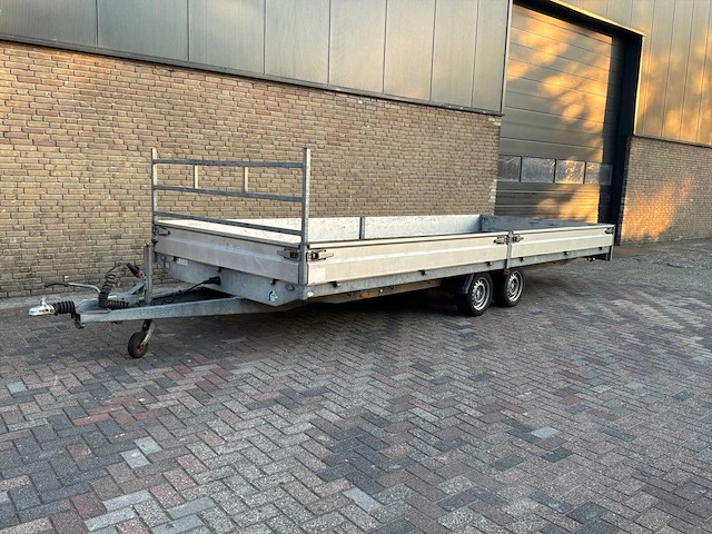 2015 hapert al plateauwagen 605x220cm 2700kg - afbeelding 1 van  6