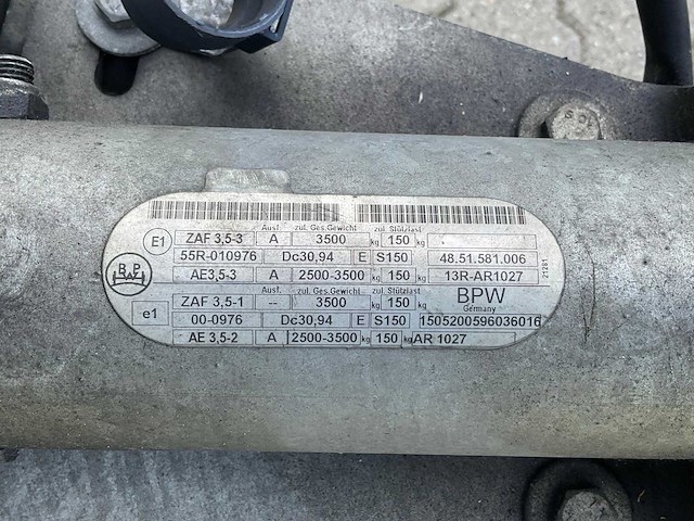 2015 hapert al3500 ta aanhangwagen - afbeelding 5 van  17