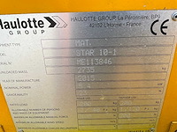 2015 haulotte star 10 hoogwerker - afbeelding 6 van  14