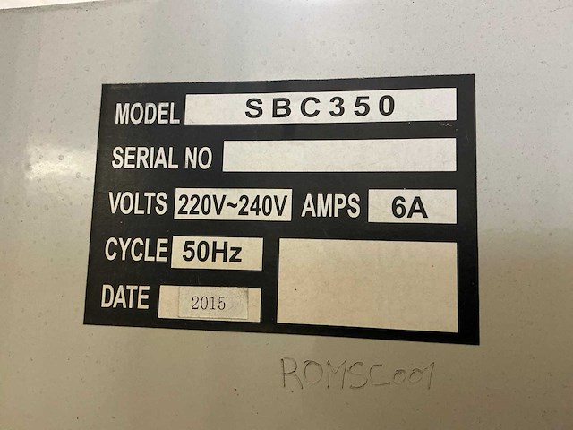 2015 hbm sbc 350 straalcabine - afbeelding 6 van  6