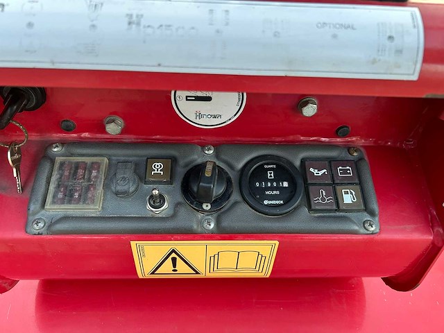 2015 hinowa hp 1500 rupdumper roterend diesel - afbeelding 8 van  18