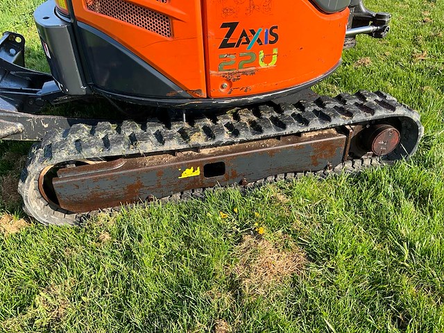 2015 hitachi zaxis 22u minigraafmachine - afbeelding 18 van  24