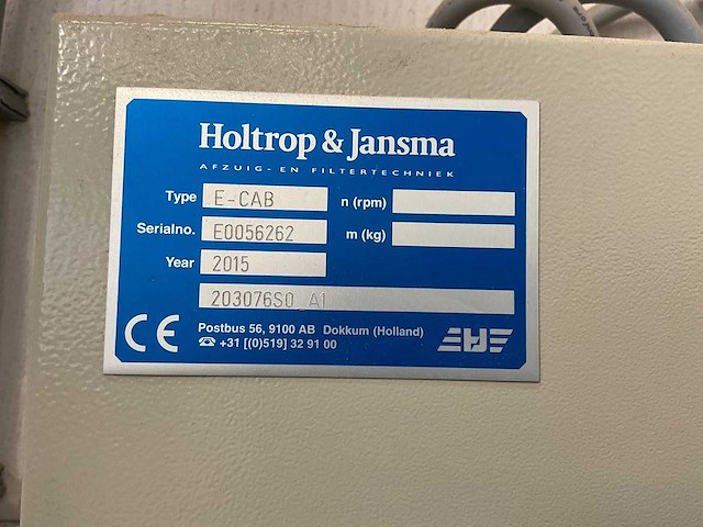 2015 holtrop jansma mot afzuig installatie - afbeelding 10 van  18