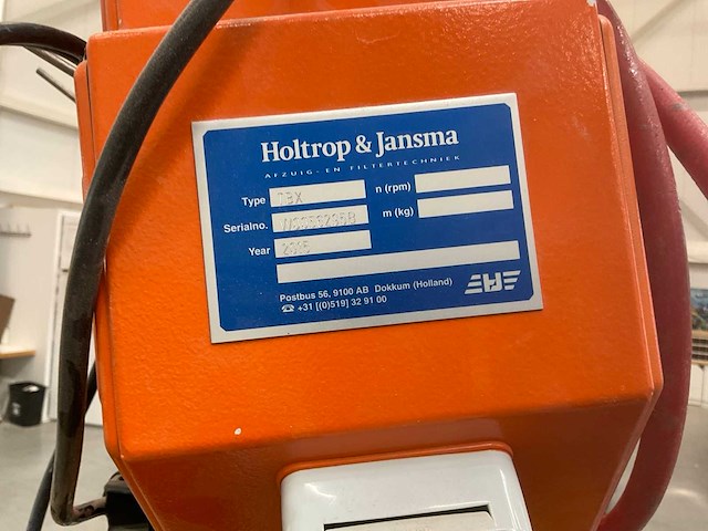 2015 holtrop & jansma tbx afzuiginstallatie (9x) - afbeelding 3 van  9